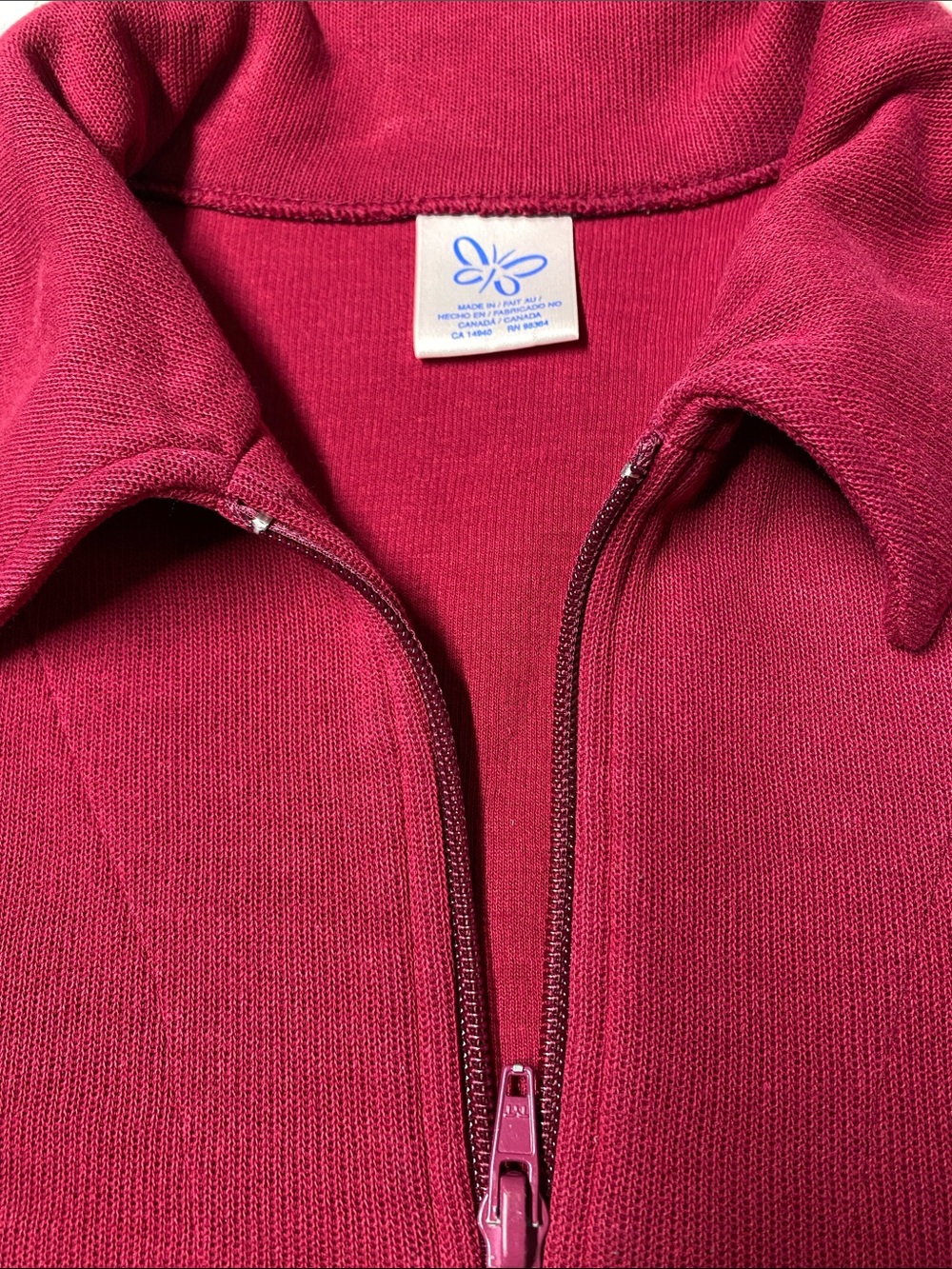 Weekenders Red Zip-Front Sweater Cardigan - Picture 4 of 5